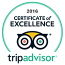2016 Certificate of Excellence - TripAdvisor
