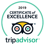 2019 Certificate of Excellence - TripAdvisor