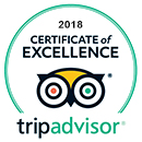 2018 Certificate of Excellence - TripAdvisor