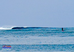 En route to the point break SUP in Tamarindo Camp